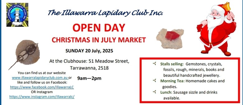 Market Open Day - Illawarra Lapidary Club Inc Market Open Day - Illawarra Lapidary Club Inc