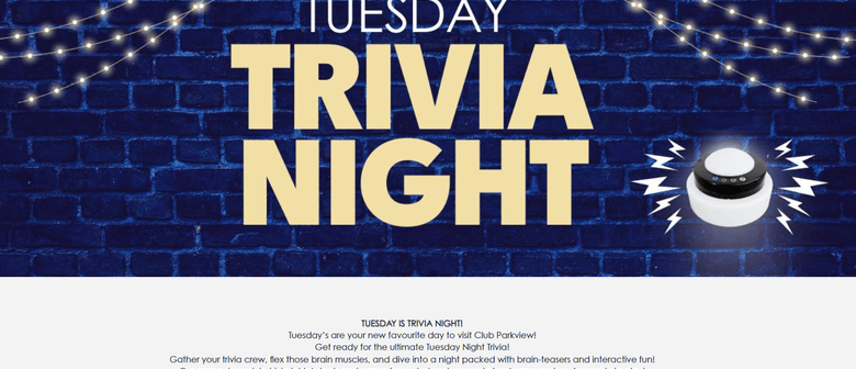 Trivia Night Tuesday
