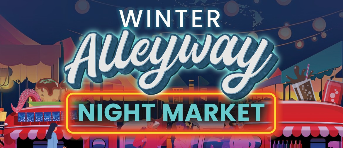 Winter Alleyway Night Market Winter Alleyway Night Market