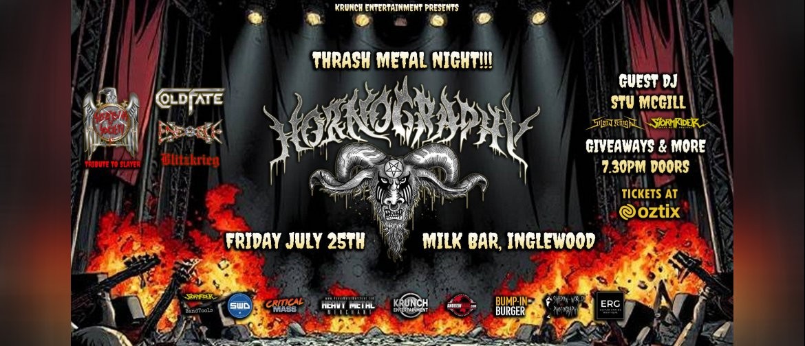 Hornography: Thrash Metal Night Hornography: Thrash Metal Night