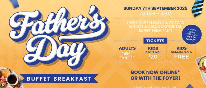 Sports Central Caboolture Father's Day Buffet Breakfast