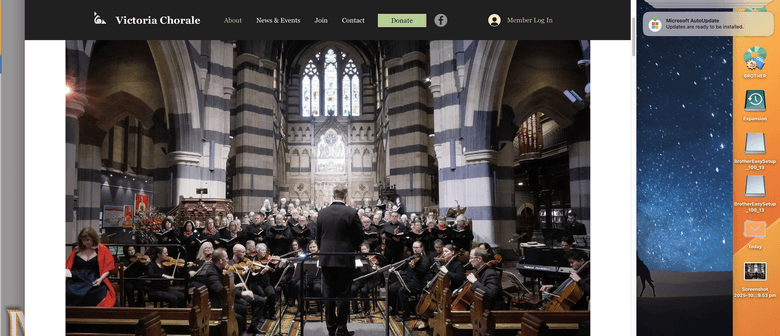 Victoria Chorale Christmas Concert 2025 'o Magnum Mysterium'