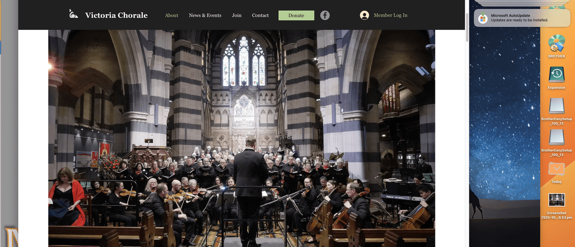 Victoria Chorale Christmas Concert 2025 'o Magnum Mysterium'