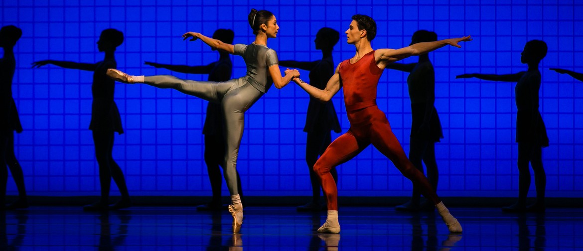 Principal Artist Robyn Hendricks and Maxim Zenin, The Australian Ballet, Glass Pieces (Robbins) Photo Kate Longley