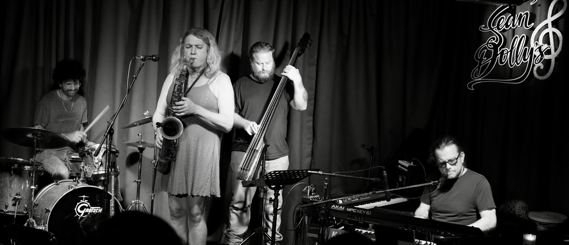 Bootsie plays the saxophone and is on red boots.