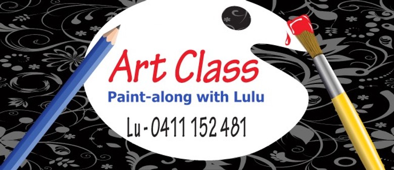 "Paint-along" Class