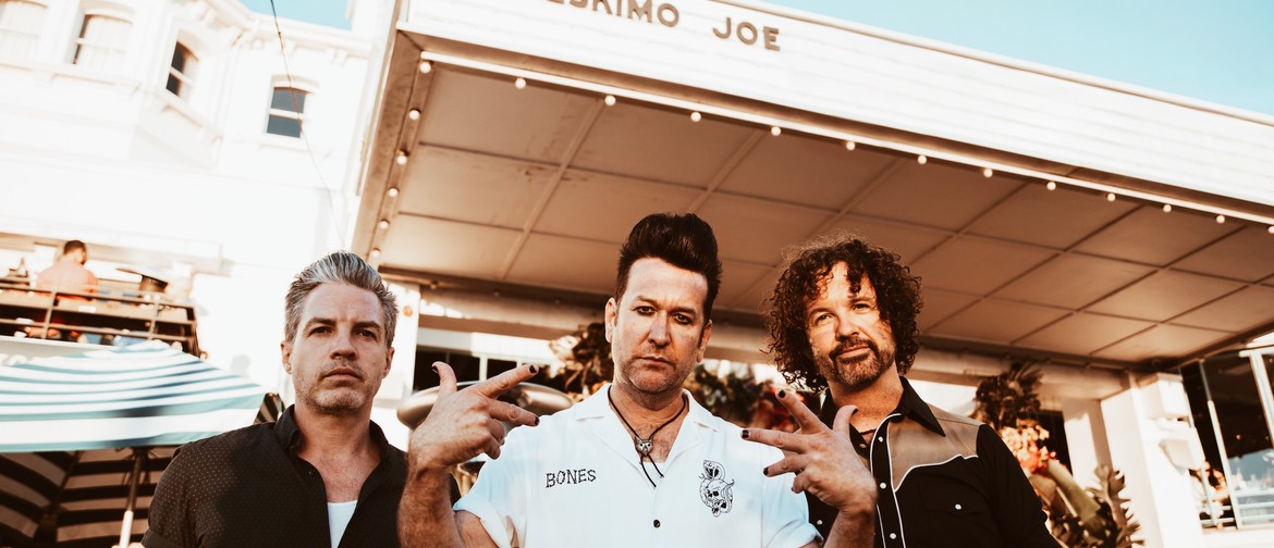Picture features three band members of Eskimo Joe