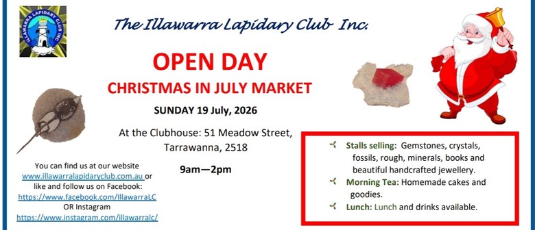 Market Open Day - Illawarra Lapidary Club Inc