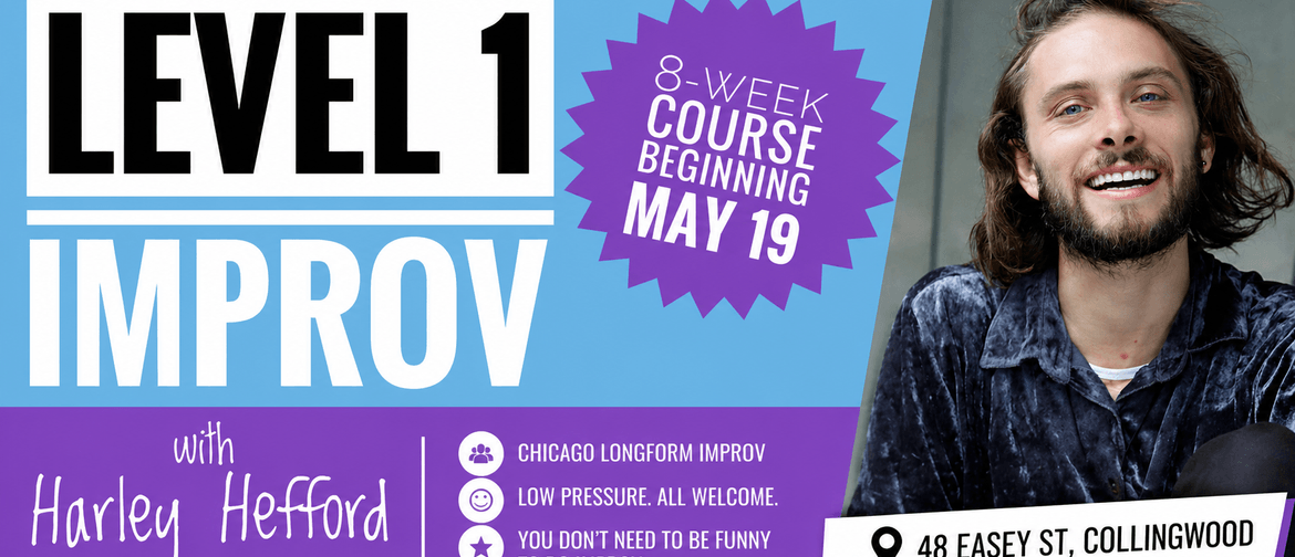 Image for Level 1 Improv with Harley Hefford (8-week course)
