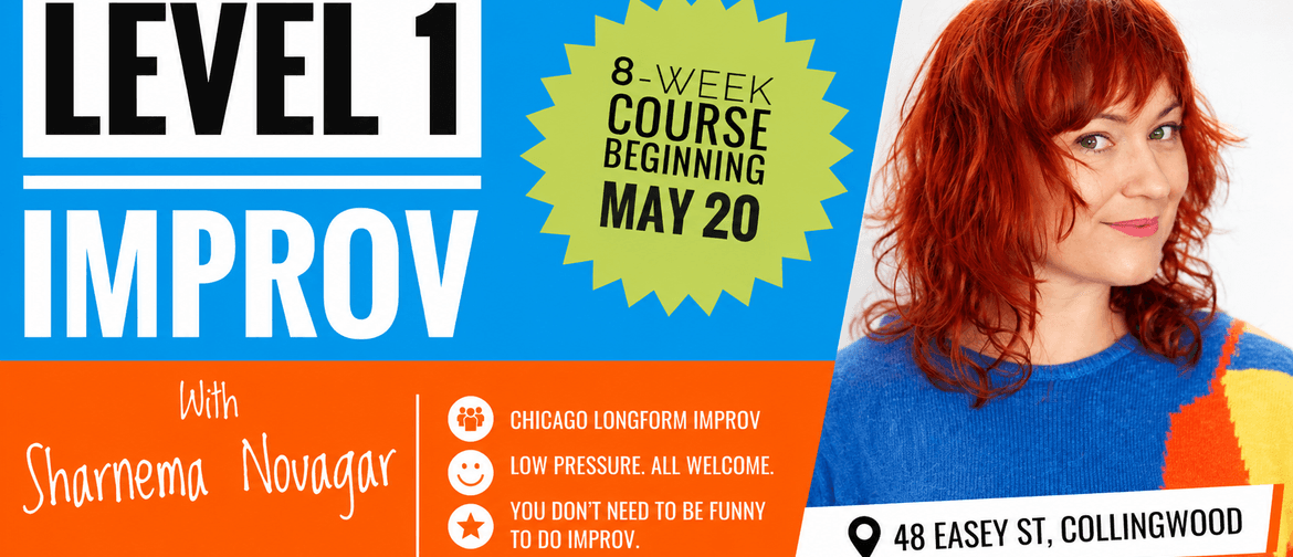 Image for Level 1 Improv with Sharnema Nougar (8-week course)