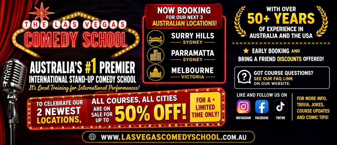 Image for Las Vegas International School of Stand Up Comedy Parramatta