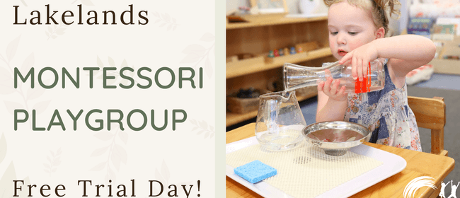 Montessori Playgroup - Trial Day